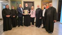 رئيس الجمهورية العماد جوزيف عون في زيارة إلى مزار سيدة لبنان بمناسبة الشهر المريمي
