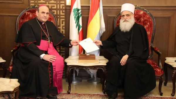 السفير البابوي في دار الطائفة الدرزية... وهذا ما نقله لشيخ العقل