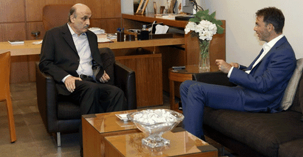 جعجع عرض مع روبير فاضل الأوضاع السياسية العامة في لبنان ولا سيما المستجدات المتعلقة بالاستحقاق الرئاسي وسُبل تجنُب