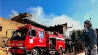 حريق في مجمع الدورة النفطي ببغداد... ولا خسائر بشرية