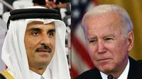 أمير قطر يتلقى رسالة من الرئيس الأميركي
