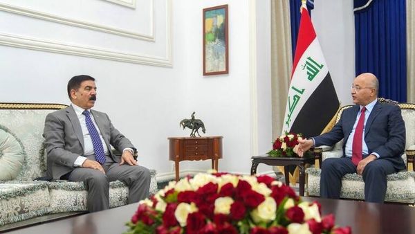 الرئيس العراقي يبحث مع وزير الدفاع تأمين سلامة البعثات الدبلوماسية