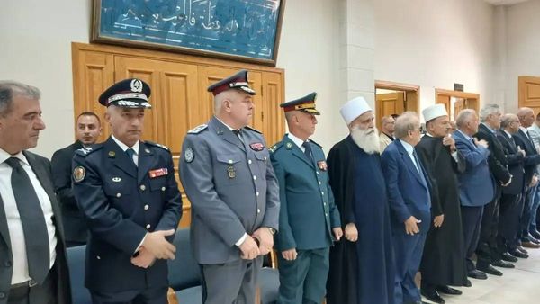 شيخ العقل شارك في تشييع تقي الدين: كان القدوة في المؤسسة العسكري