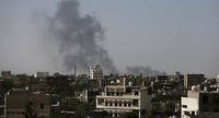 "أنصار الله" تتهم طيران التحالف العربي باستهداف مطار صنعاء الدولي