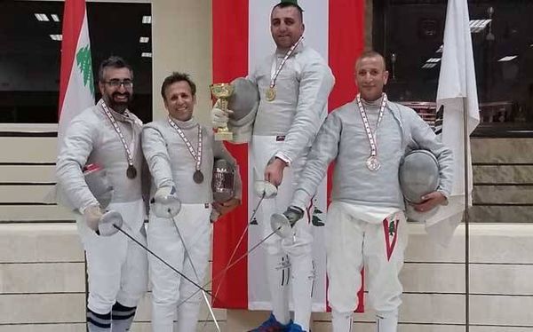 بطولة لبنان في سلاح الحسام
اللقب لشفيق الخوري من الجيش