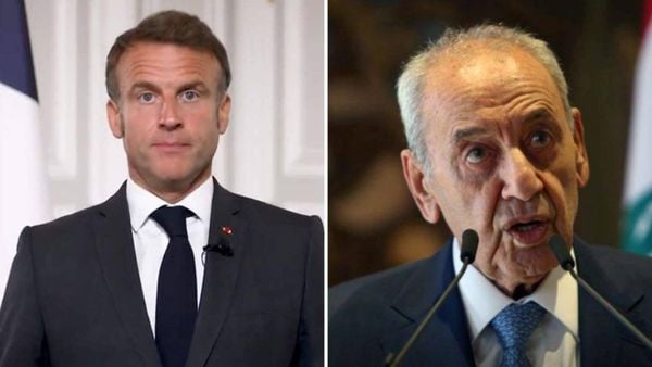بري لماكرون: اتفاق تشرين الثاني فرصة جاهزة لتثبيت وقف النار وانسحاب 