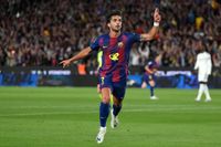 برشلونة يتوج بطلا للدوري الاسباني