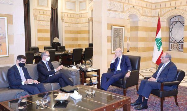 ميقاتي استقبل لازاريني وشيا  وترأس اجتماعي لجنتي معالجة النفايات المنزلية وإلغاء المؤسسات العامة