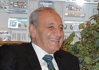 زيارة بري الى طهران رحلة استكشاف لمعرفة نتائج
الاتفاق الايراني الغربي حول الملف النووي وانعكاساته على لبنان
تلقى دعوة من السعودية في موسم الحج ولم يلبها بسبب الظروف الا انه طالب الملك السعودي باجراء حوار عربي عربي 