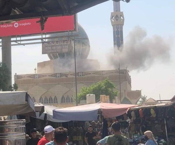 سقوط صواريخ في محيط المنطقة الخضراء وسط بغداد