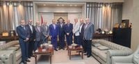 وفد من رابطة قدماء القوى المسلحة اللبنانية في زيارة لمدير عام الامن العام اللواء حسن شقير