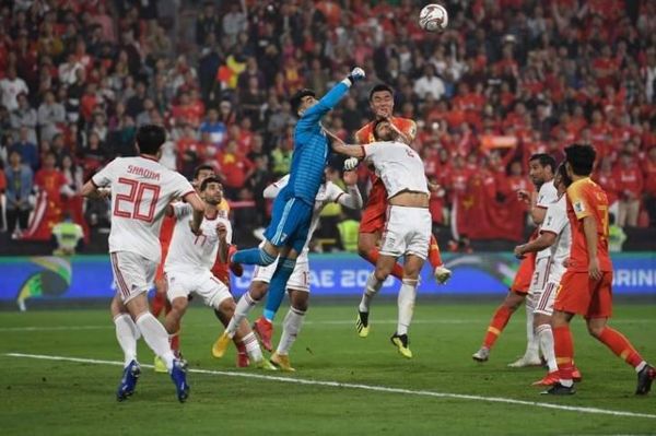 النمر الايراني يفترس التنين الصيني ويضرب موعدا مع اليابان في الدور النصف نهائي