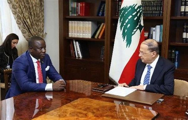 الرئيس عون استقبل وزير الدفاع الغاني والوفد المرافق: راغبون في تعزيز العلاقات الثنائية وتطويرها