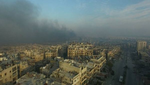 انفجارات متتالية تهز مدينة حلب!