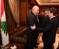 إبراهيم كنعان يدعو اللبنانيين للالتفاف حول الرئيس الجديد