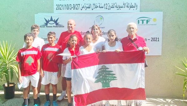 بطولة غرب آسيا (تحت الـ 12 سنة) في التنس: تأهل أناث لبنان الى بطولة آسيا