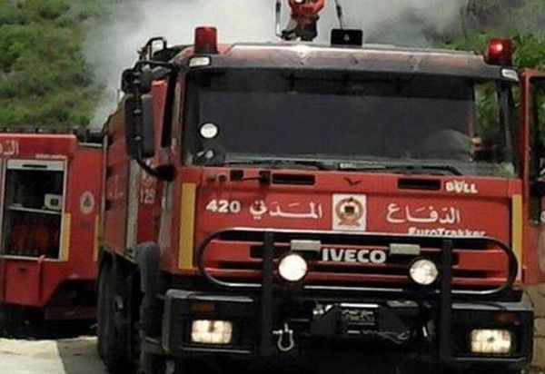 حريق داخل مطعم في دير القمر