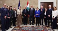 الوفد الأوروبي التقى عون: تشديد على دعم الجيش وضرورة انسحاب 