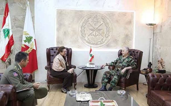 قهوجي استقبل حكيم وسفيرة اسبانيا