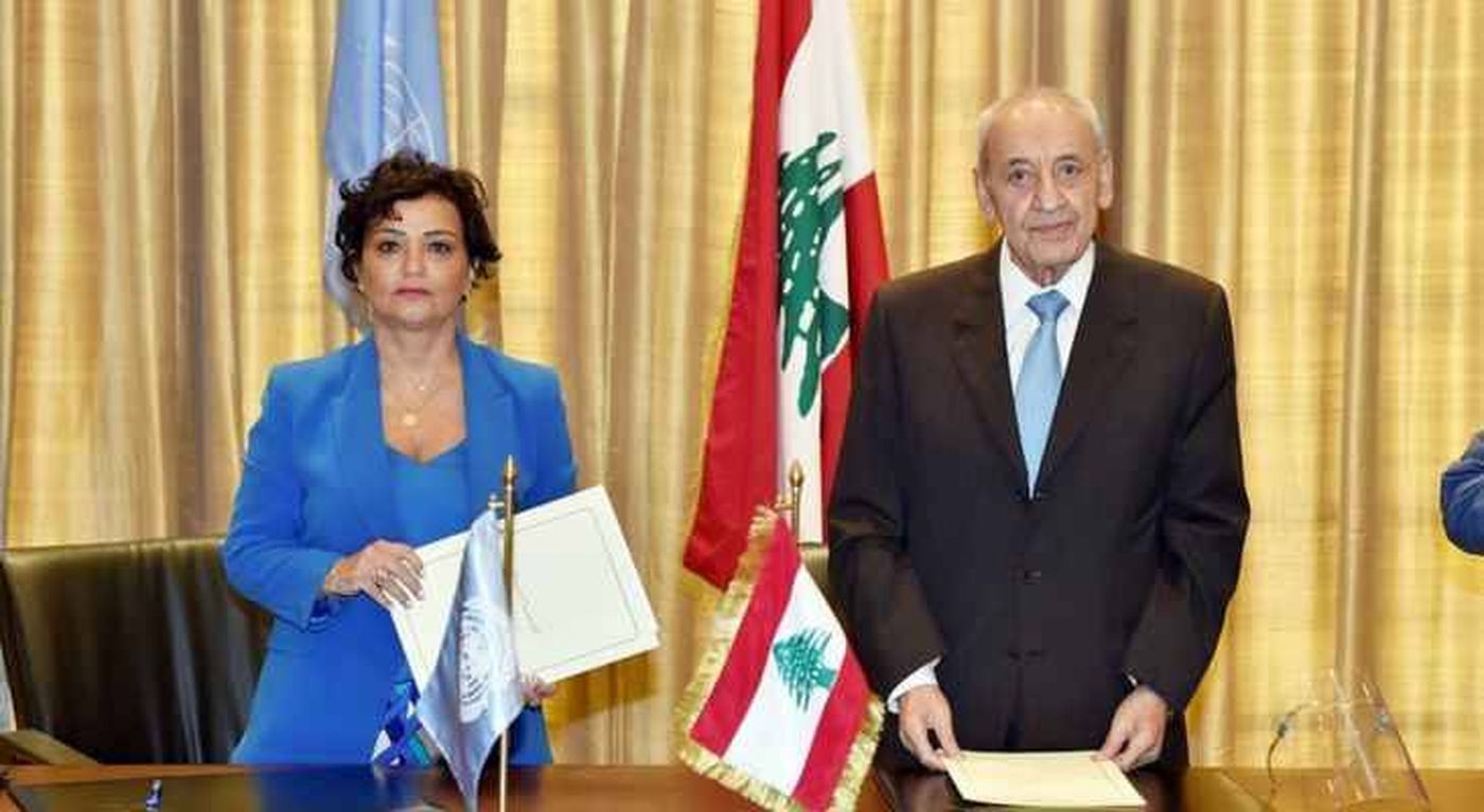 لدعم البرلمان اللبناني.. بري وقّع أول اتفاقية شراكة مع فريق الأمم المتحدة الوطني