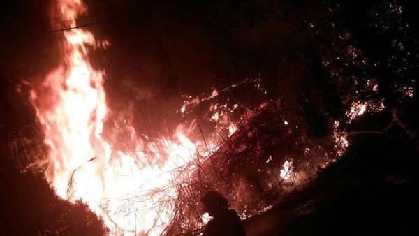 حريق كبير في برمانا والاهالي يناشدون المعنيين التدخل