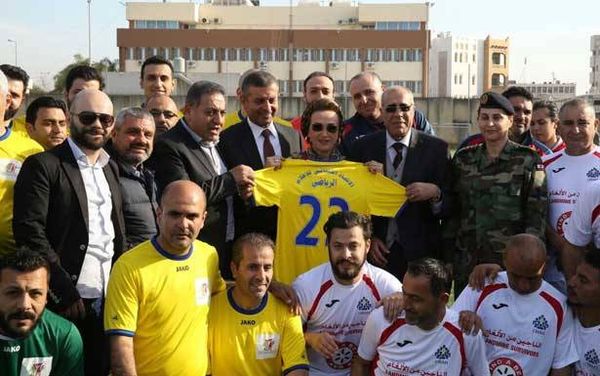 بري: احتلال مقنع متمثل بالقنابل العنقودية
تعادل فريق «الناجين من الألغام»
والاتحاد اللبناني للإعلام الرياضي 4 ــ 4