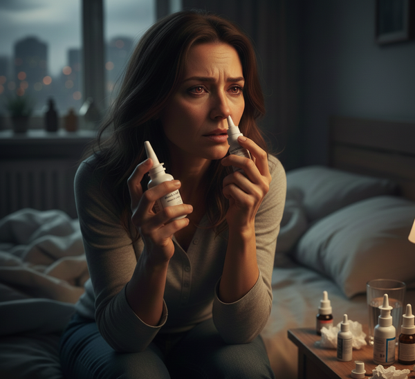 إدمان قطرات الأنف... المخاطر الصحيّة للتنفّس الصناعي المزمن