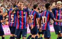 خسارة الكلاسيكو أمام ريال مدريد
تُعكر احتفالات برشلونة بعد "المعجزة"