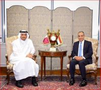 العلاقات الثنائية وتطورات الأوضاع في المنطقة بين وزيرا خارجية مصر وقطر