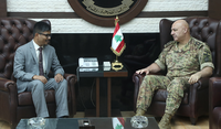 قائد الجيش استقبل سفير الهند