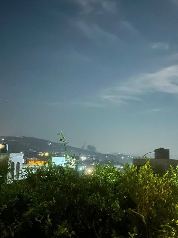 غارة إسرائيلية على محيط بلدة كفررمان في قضاء النبطية جنوب لبنان