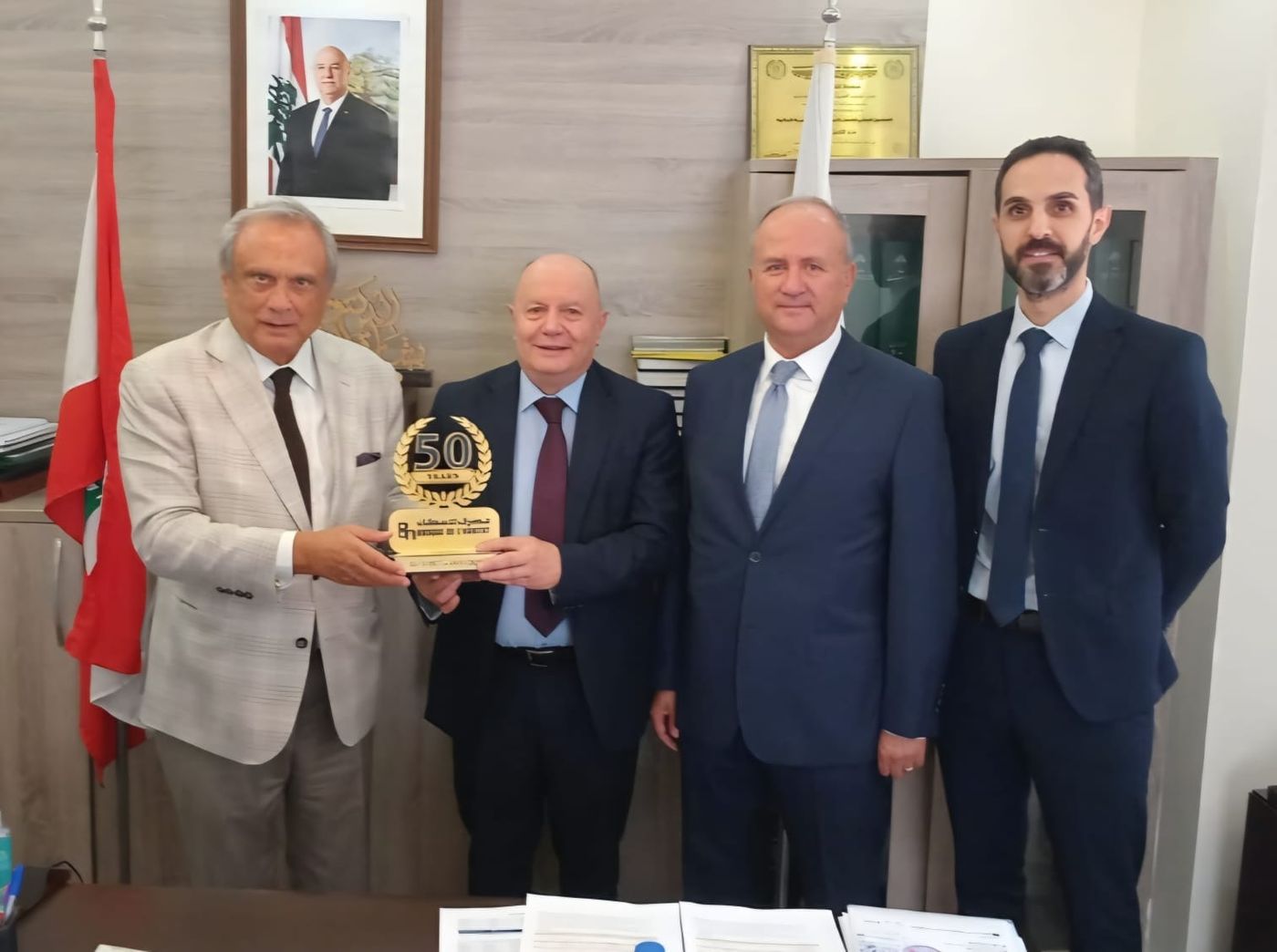 حبيب يهنّئ الأسمر بانتخابه رئيساً لمجلس إدارة الضمان الاجتماعي