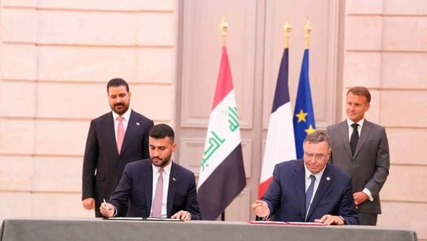 قمة ماكرون والزيدي.. 6 مذكرات تفاهم لتعزيز الشراكة العراقية ـ الفرنسية
