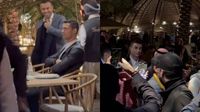 رونالدو في مطعم لبناني شهير