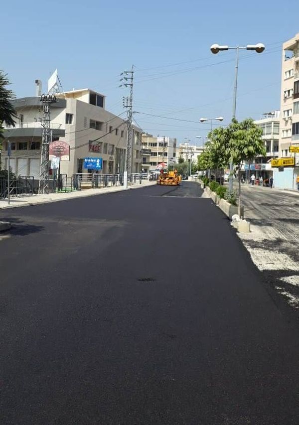 زعرور تفقد ورشة تعبيد الطرق داخل جبيل