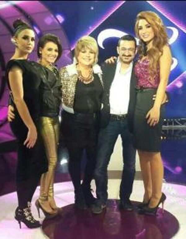 جورج خباز ونيكول طعمة بين أذرع The Ladies.. بالصور