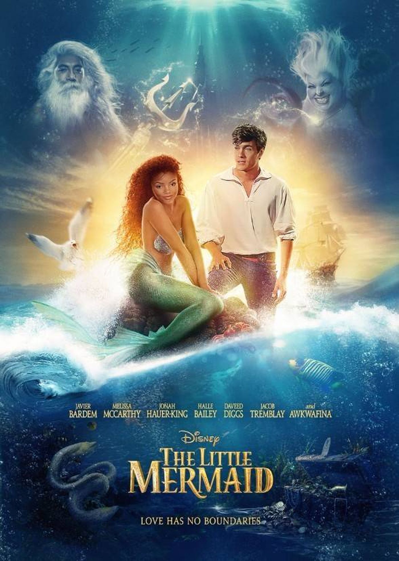 ديزني تقدم نسخة حية من "The Little Mermaid".. وبطلتها ذو بشرة سمراء