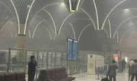اخماد حريق في مطار بغداد الدولي