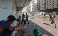 هجوم ارهابي بالرصاص الحي على متظاهرين في بغداد