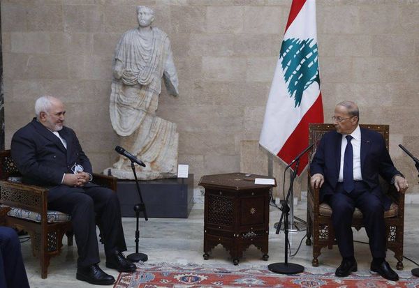 ظريف من بعبدا: لجهد دولي يدعم لبنان