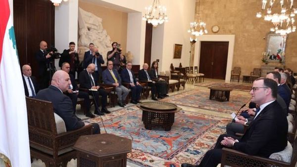 عون للوفد الالماني: لدعم الجيش بالعتاد لتمكينه من أداء مهامه