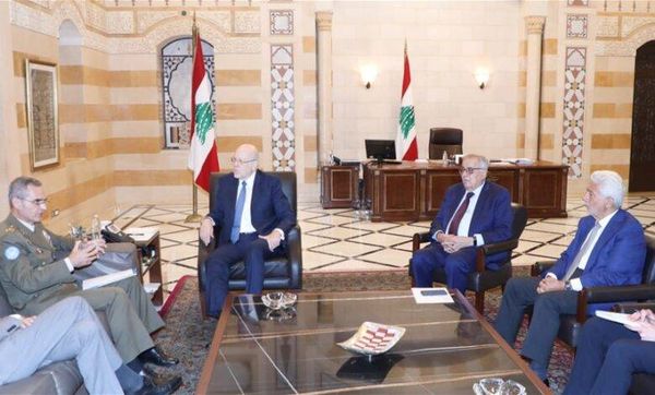 ميقاتي التقى لازارو في حضور وزير الخارجية