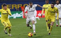 البطولات الأوروبية المحلية في كرة القدم
اسبانيا : خسارة ريال مدريد أمام فياريال (1-2)