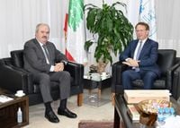 جابر يبحث مع السفير الفرنسي دعم الجيش والإصلاحات والطاقة وإعادة الإعمار