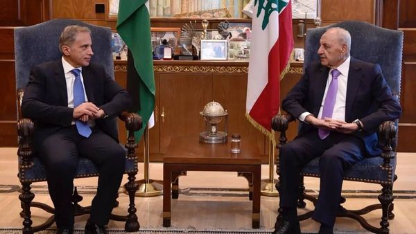 بري يستقبل رئيس حكومة الاردن والموفد السعودي في عين التينة