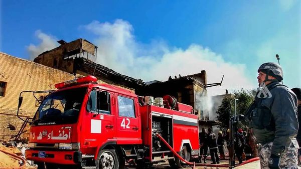 حريق في مجمع الدورة النفطي ببغداد... ولا خسائر بشرية