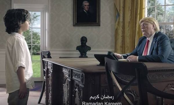 بالفيديو: إعلان يثير جدلاً.. طفل يغني أمام ترامب "سنفطر في القدس"