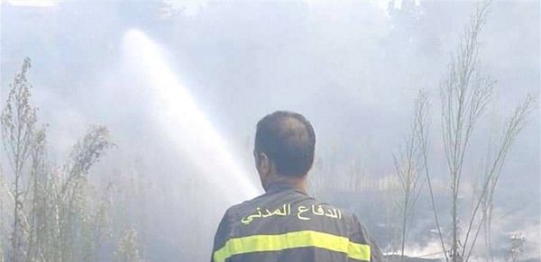 إخماد حرائق في مشمش والقريات والقبيات العكارية