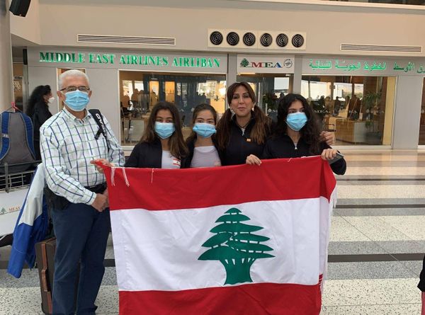 تنس: بعثة لبنان للاناث (تحت الـ 12 سنة) غادرت للمشاركة في بطولة آسيا