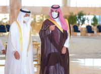بن سلمان يستقبل ولي عهد أبوظبي في الرياض